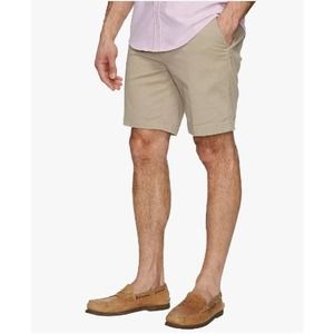 Men's cotton deck khaki shorts Nautica 8 1/2 inseam classic stretch fit 38 New